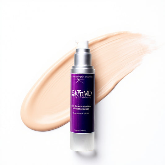 Tinted Antioxidant Mineral Sunscreen