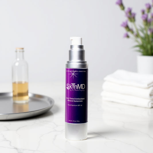 Tinted Antioxidant Mineral Sunscreen